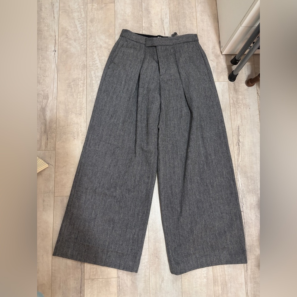 Uniqlo Tweed Wide Pants